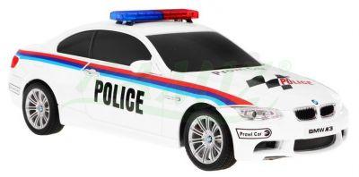 Pojazd na pilot BMW M3 POLICJA DUŻE AUTO R/C 1:18 866-1803PB